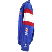NFL (Logo Athletic) - Buffalo Bills Spell-Out Windbreaker 1990s Large Vintage Retro