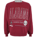 NCAA (Hanes) - Alabama Crimson Tide Crew Neck Sweatshirt 1990s Large Vintage Retro Football College