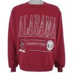 NCAA (Hanes) - Alabama Crimson Tide Crew Neck Sweatshirt 1990s Large Vintage Retro Football College