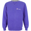 Champion - Blue Classic Crew Neck Sweatshirt 1990s Large Vintage Retro