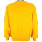 Champion - Yellow Classic Crew Neck Sweatshirt 1990s Medium Vintage Retro