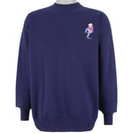 Vintage (Hanes) - Betty Boop Embroidered Crew Neck Sweatshirt 1990s Large Vintage Retro
