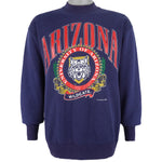 NCAA (Nutmeg) - Arizona Wildcats Crew Neck Sweatshirt 1990s Large Vintage Retro Football College