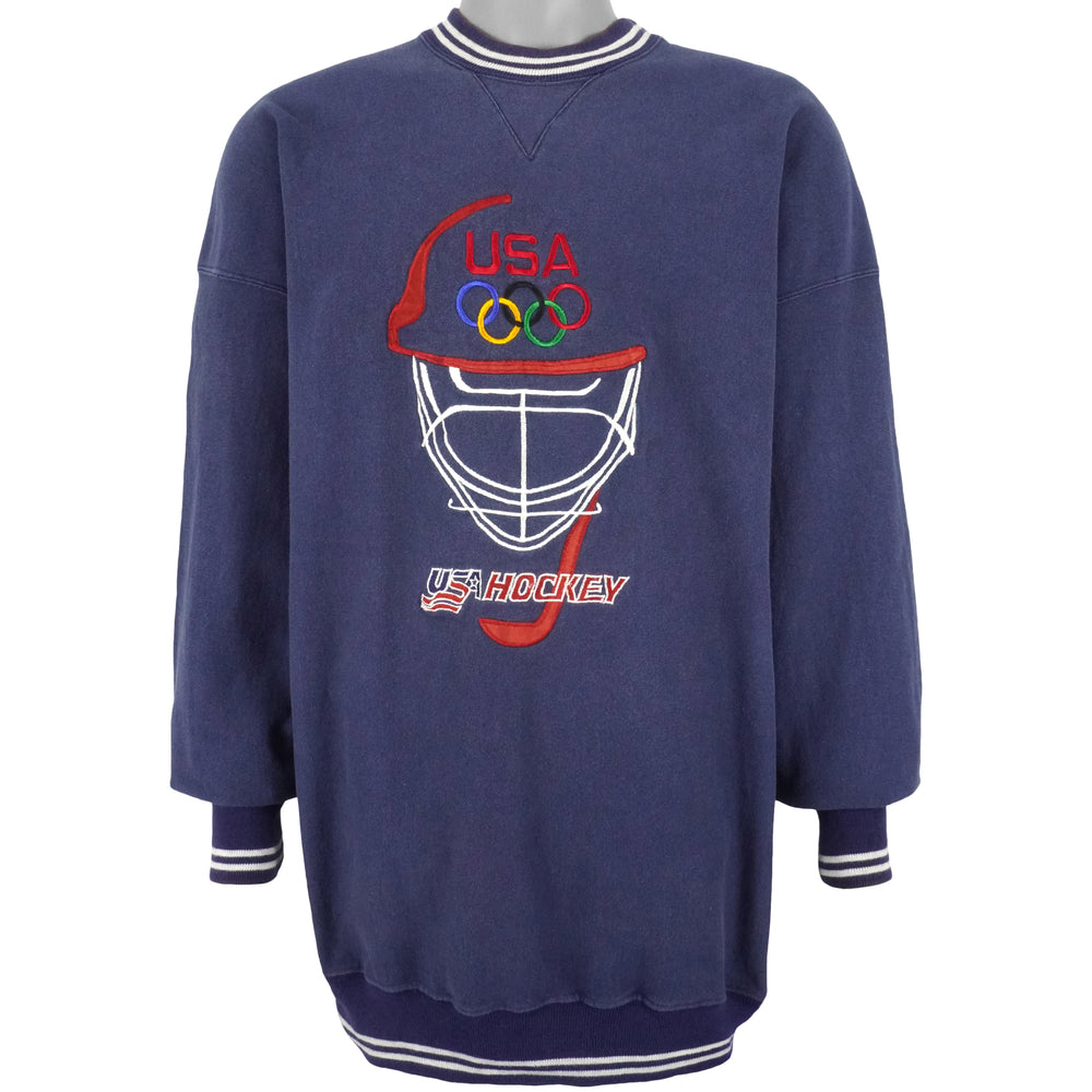 Vintage (Legends Athletic) - Team USA Olympic Hockey Sweatshirt 1996 X-Large Vintage Retro Hockey