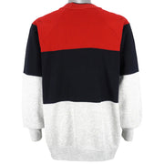 Vintage (Nutmeg) - Texas Tech University Embroidered Crew Neck Sweatshirt 1990s X-Large Vintage Retro