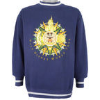 Disney - Walt Disney World Tour Embroidered Crew Neck Sweatshirt 1990s Medium Vintage Retro