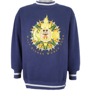 Disney - Walt Disney World Tour Embroidered Crew Neck Sweatshirt 1990s Medium Vintage Retro