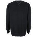 Ralph Lauren - Black Spell-Out Crew Neck Sweatshirt 1990s X-Large Vintage Retro