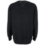 Ralph Lauren - Black Spell-Out Crew Neck Sweatshirt 1990s X-Large Vintage Retro