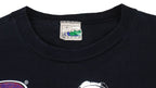 NHL (Waves) - Montreal Canadiens Spell-Out T-Shirt 1992 Large Vintage Retro Hockey