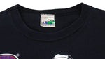 NHL (Waves) - Montreal Canadiens Spell-Out T-Shirt 1992 Large Vintage Retro Hockey