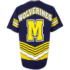 NCAA (Salem) - Michigan Wolverines Big Spell-Out T-Shirt 1990s Large Vintage Retro Football College