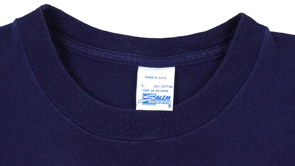 NCAA (Salem) - Michigan Wolverines Big Spell-Out T-Shirt 1990s Large Vintage Retro Football College