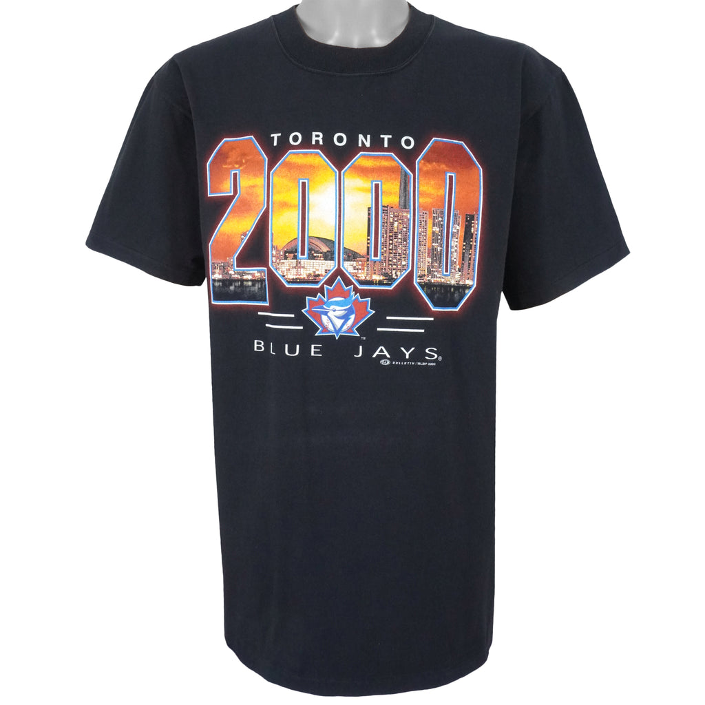 MLB (Bulletin) - Toronto Blue Jays T-Shirt 2000 Large Vintage Retro Baseball