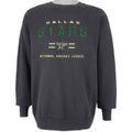 NHL (Lee) - Dallas Stars Embroidered Crew Neck Sweatshirt 1990s Medium Vintage Retro Hockey
