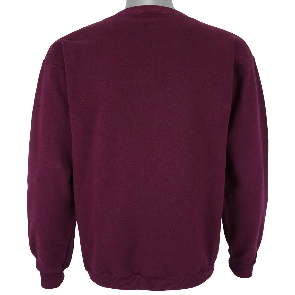 NCAA - Red Taz UMASS Minutemen Crew Neck Sweatshirt 1990 Medium Vintage Retro Basketball College