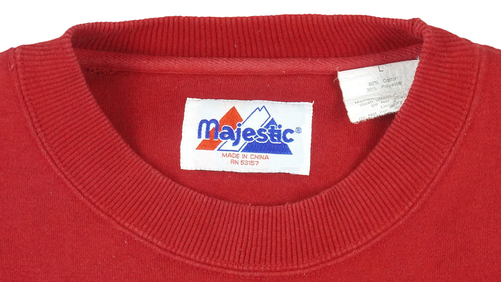 NFL - Kansas City Chiefs Embroidered Crew Neck Sweatshirt 1990s Large Vintage Retro Football