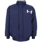 NFL (Logo 7) - Dallas Cowboys Spell -Out Windbreaker 1990s Medium Vintage Retro Football