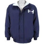 NFL (Logo 7) - Dallas Cowboys Spell -Out Windbreaker 1990s Medium Vintage Retro