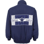 NFL (Logo 7) - Dallas Cowboys Spell -Out Windbreaker 1990s Medium Vintage Retro Football