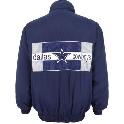 NFL (Logo 7) - Dallas Cowboys Spell -Out Windbreaker 1990s Medium