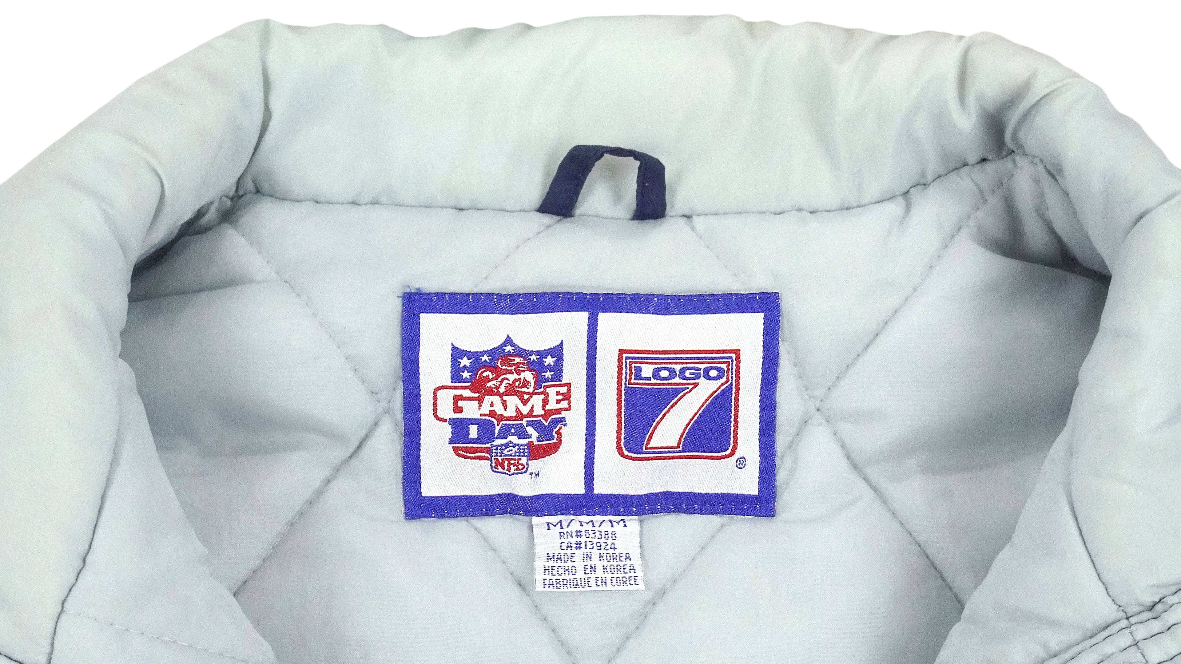 NFL (Logo 7) - Dallas Cowboys Spell -Out Windbreaker 1990s Medium Vintage Retro Football