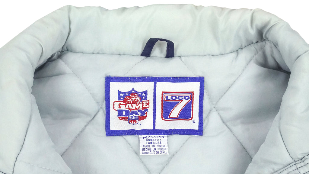 NFL (Logo 7) - Dallas Cowboys Spell -Out Windbreaker 1990s Medium Vintage Retro Football