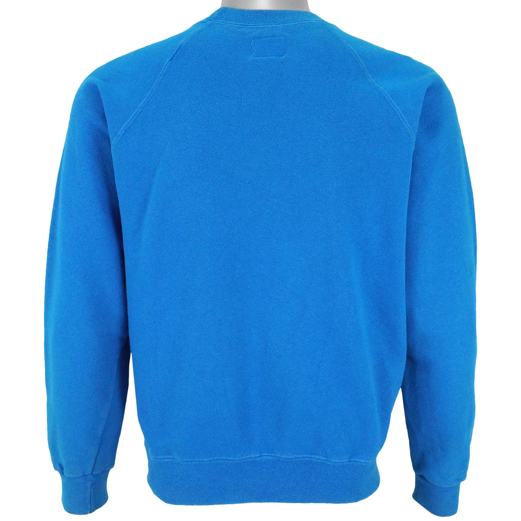 Vintage  - Benetton Spell-Out Crew Neck Sweatshirt 1990s Medium Vintage Retro