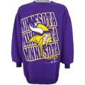 NFL (The Game) - Minnesota Vikings Crew Neck Sweatshirt 1994 X-Large Vintage Retro Football