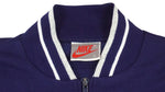 Nike - Blue & White Zip-Up Jacket 1990s Large Vintage Retro