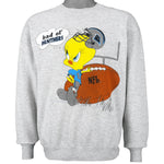NFL - Carolina Panthers x Tweety Crew Neck Sweatshirt 1993 X-Large Vintage Retro Football