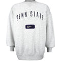 Nike - Penn State Spell-Out Crew Neck Sweatshirt 1990s Large Vintage Retro Football College