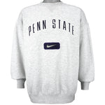Nike - Penn State Spell-Out Crew Neck Sweatshirt 1990s Large Vintage Retro Football College