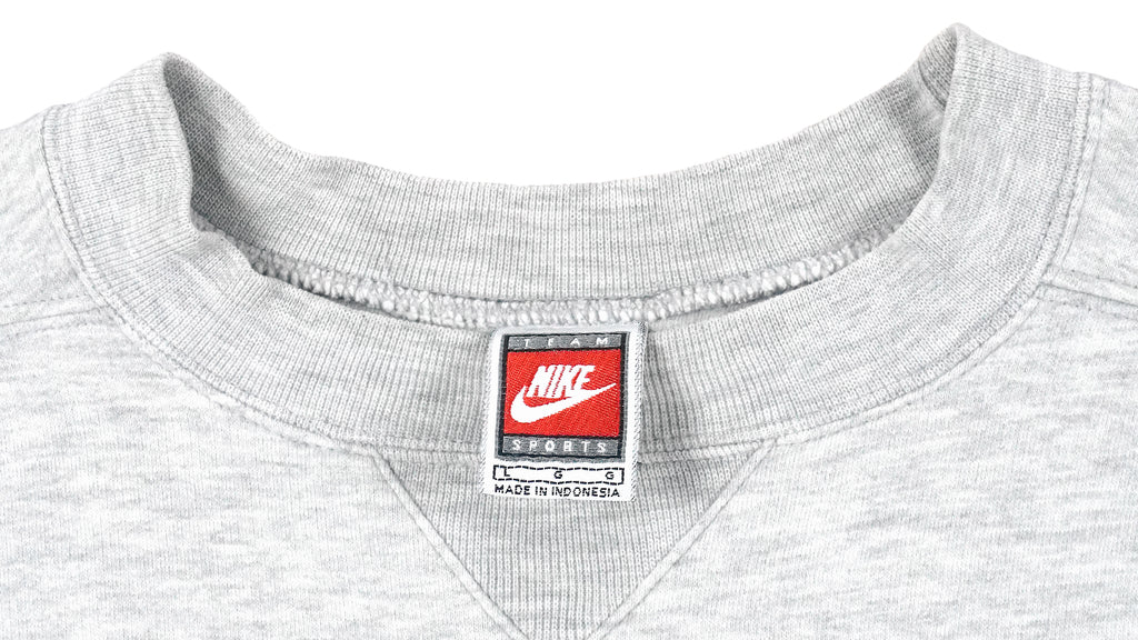 Nike - Penn State Spell-Out Crew Neck Sweatshirt 1990s Large Vintage Retro