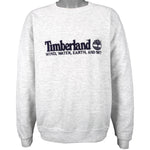Timberland - Wind, Water, Earth & Sky Embroidered Sweatshirt 1990s Large Vintage Retro