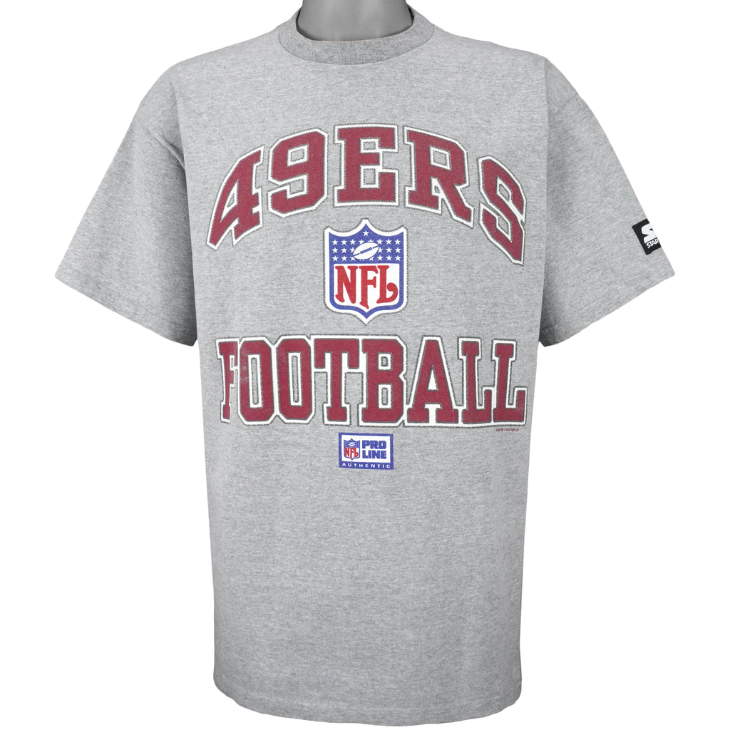 Starter - San Francisco 49ers Spell-Out T-Shirt 1996 X-Large Vintage Retro Football