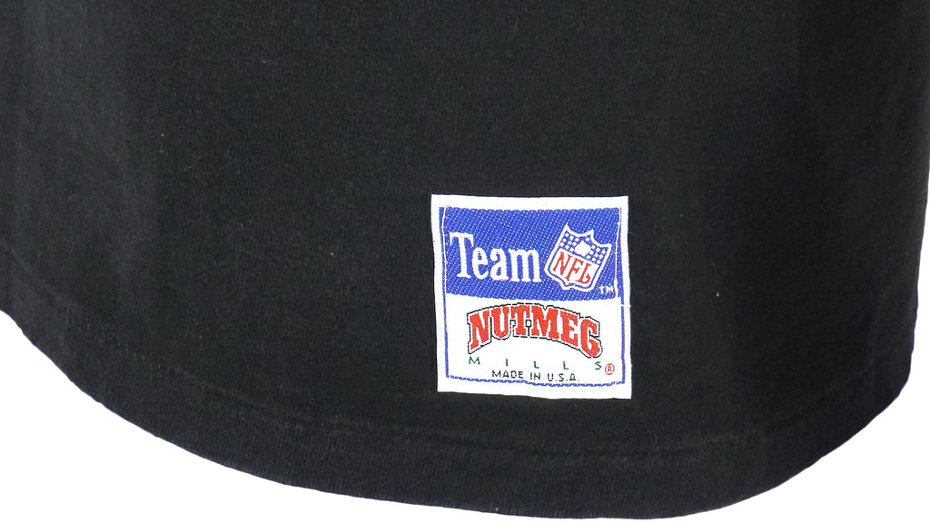 NFL (Nutmeg) - Buffalo Bills Spell-Out T-Shirt 1990s X-Large Vintage Retro Football