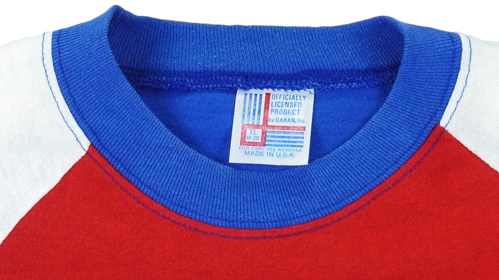 MLB (Garan Inc.) - Chicago Cubs Baseball Spell-Out T-Shirt 1989 Medium Vintage Retro