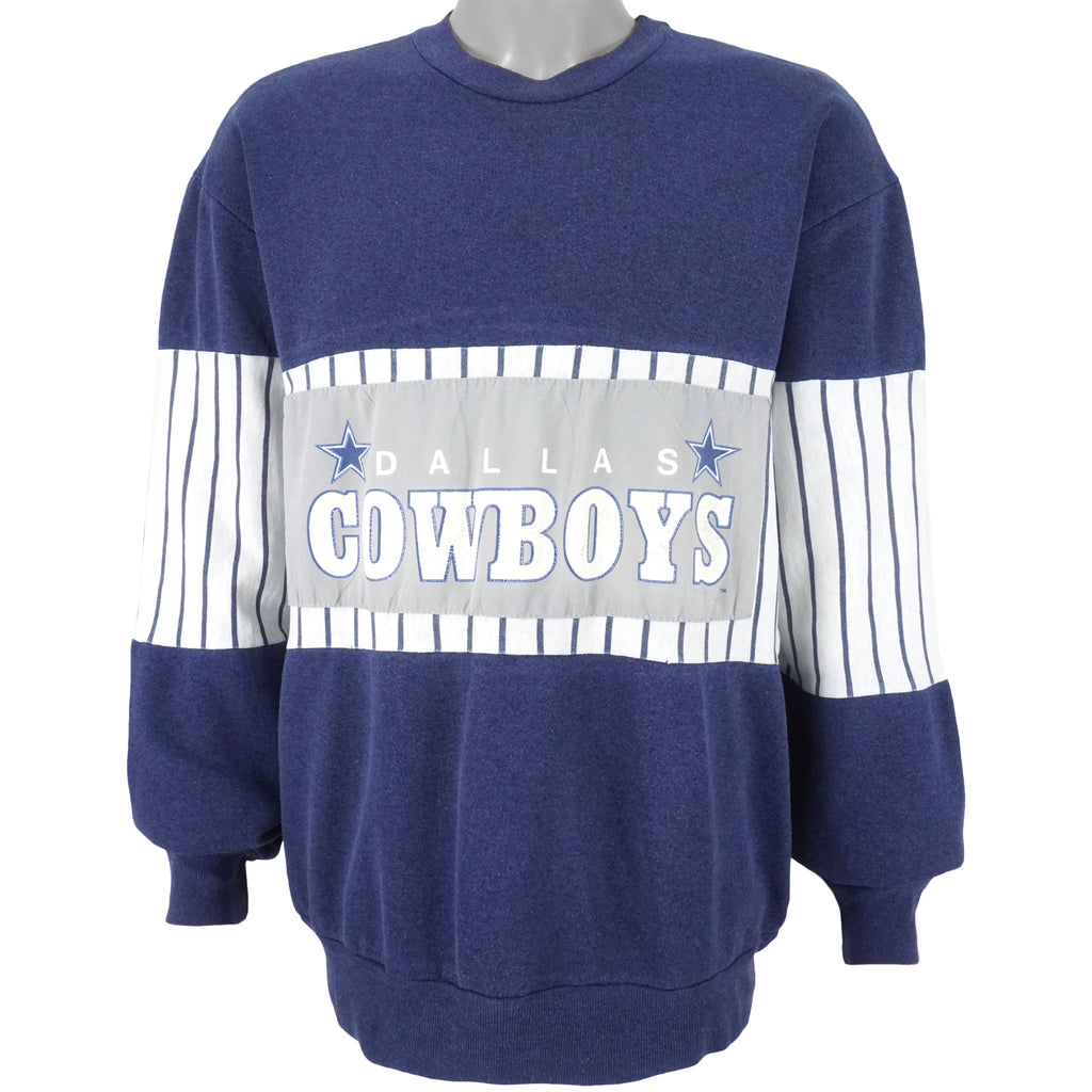 NFL (Nutmeg) - Dallas Cowboys Big Logo Sweatshirt 1990s X-Large Vintage Retro Football