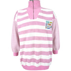Vintage - CA Sport - Stamps 1/4 Zip Sweatshirt 1990s Large Vintage Retro