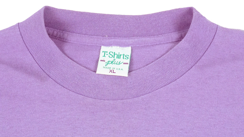Vintage (T-Shirts Plus) - Purple Loma T-Shirt 1990s X-Large Vintage Retro