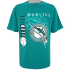 MLB (Logo 7) - Florida Marlins T-Shirt 1995 X-Large