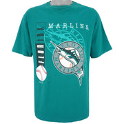 MLB (Logo 7) - Florida Marlins T-Shirt 1995 X-Large
