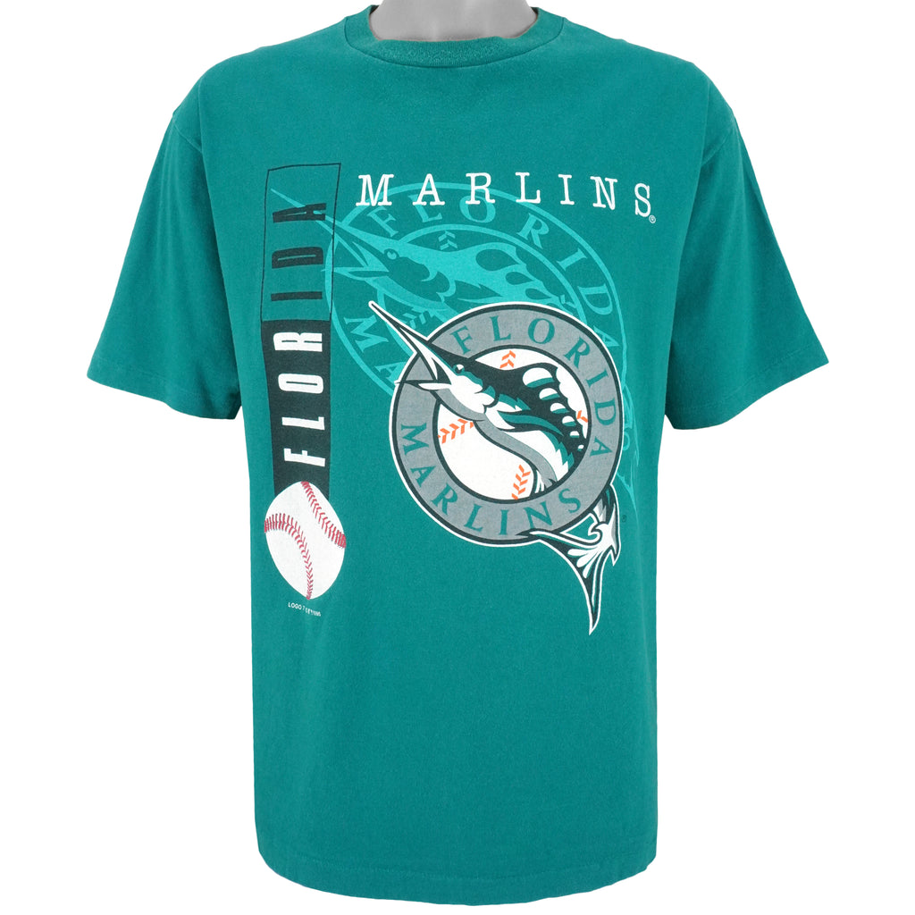 MLB (Logo 7) - Florida Marlins T-Shirt 1995 X-Large