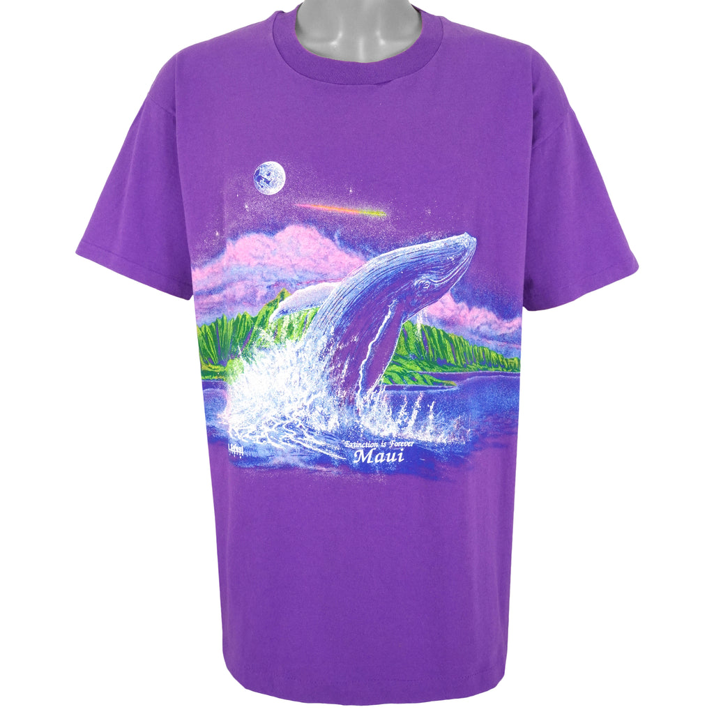 Vintage - Extinction Is Forever, Maui T-Shirt 1990s X-Large Vintage Retro