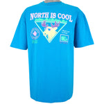 Vintage (Waves) - Canada North Is Cool Single Stitch T-Shirt 1990 X-Large