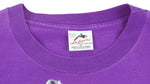 Vintage - Purple Wolf, Carcross, Yukon Big Printed T-Shirt 1990s Large Vintage Retro