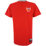 NFL (Logo 7) - Buffalo Bills Embroidered Logo T-Shirt 1990s Large Vintage Retro Football