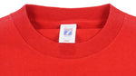 NFL (Logo 7) - Buffalo Bills Embroidered Logo T-Shirt 1990s Large Vintage Retro