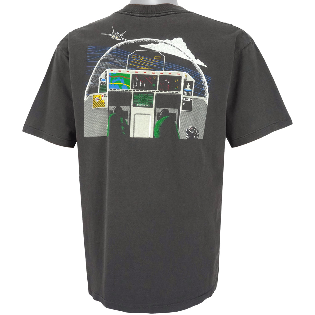 Vintage (Oneita) - ATF Advance Tactical Fighter T-Shirt 1987 X-Large Vintage Retro